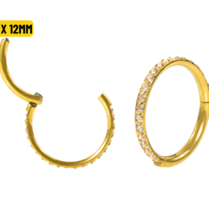 SEGMENTO CLICKER AÇO PVD C/ ZIRCÔNIA - 1.2 X 12MM