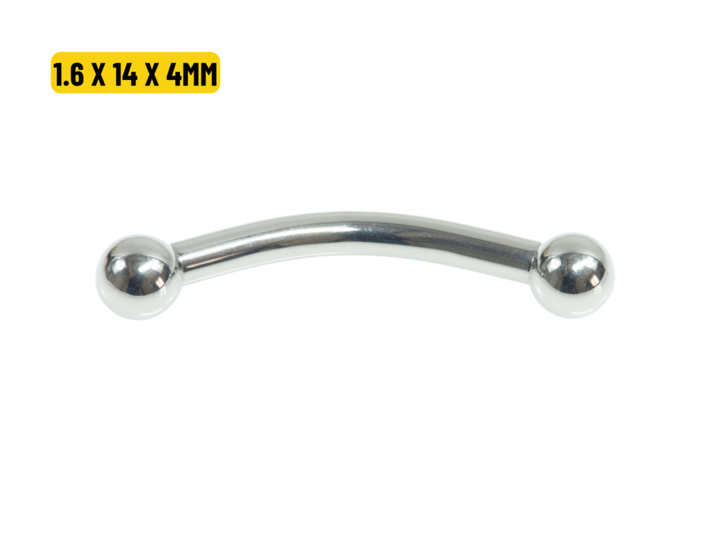 MICRO CURVO TITÂNIO R/INTERNA - 1.6 X 14 X 4MM