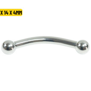 MICRO CURVO TITÂNIO R/INTERNA - 1.6 X 14 X 4MM
