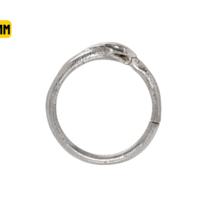ARGOLA PRATA TORÇÃO COBRA - 8MM