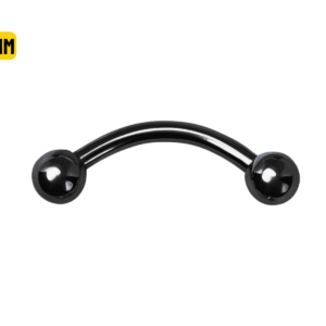 MICRO CURVO PVD BLACK 1.2 X 10 X 3MM