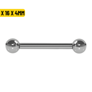 MICRO RETO AÇO - 1.6 X 16 X 4MM