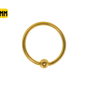 CAPTIVE TITÂNIO PVD GOLD - 1.2 X 10 X 3MM