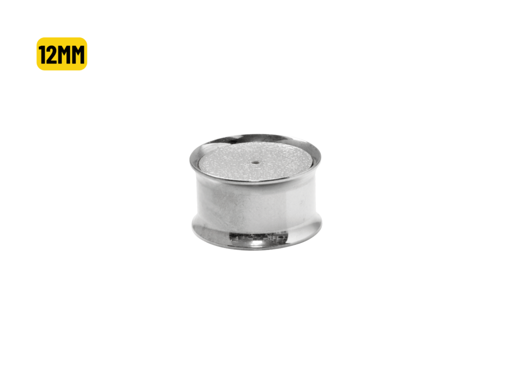 ALARGADOR PLUG AÇO C/ FURO P/ BRINCO - 12MM