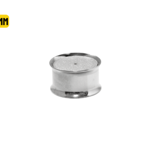 ALARGADOR PLUG AÇO C/ FURO P/ BRINCO - 12MM