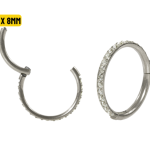 SEGMENTO CLICKER TITÂNIO C/ ZIRCÔNIA - 1.0 X 8MM
