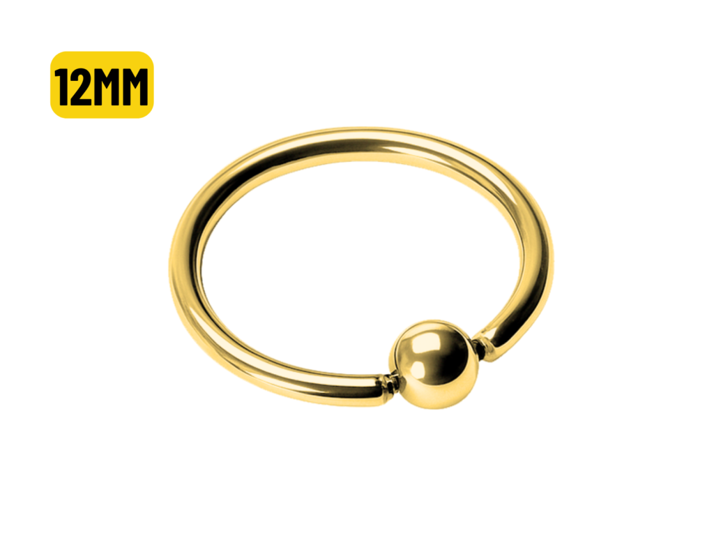 CAPTIVE BANHADO A OURO 1.2 X 12 X 3MM