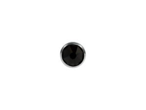 TOPO TITÂNIO 1.2 (1.6MM) – STRASS BLACK 4MM