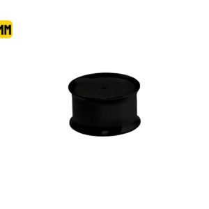 ALARGADOR PLUG AÇO PVD BLACK C/ FURO P/ BRINCO - 12MM