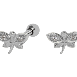 MICRO RETO MINI LIBÉLULA C36 - PRATA/ AÇO