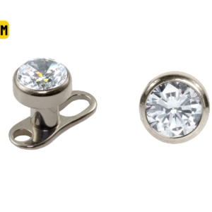 MICRODERMAL TITÂNIO P/ BRANCA - 5MM
