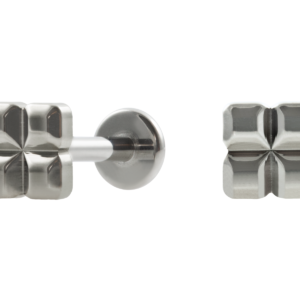 LABRET TITÂNIO R/I QUADRADO LISO