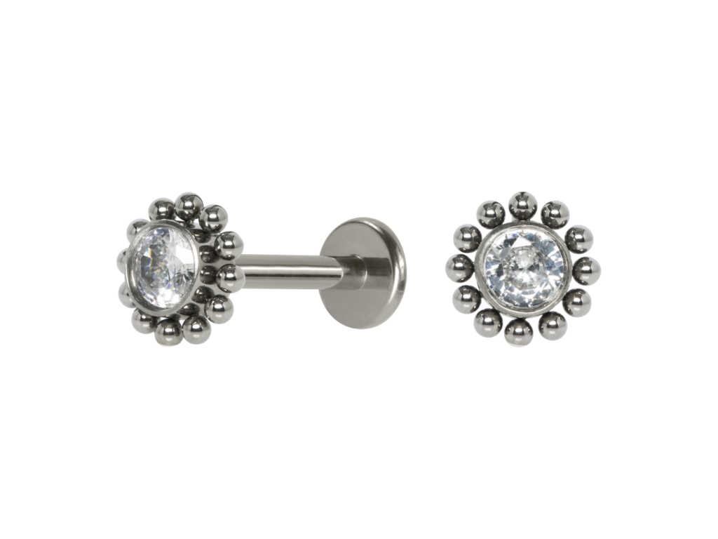 LABRET TITÂNIO R/I MINI SOL