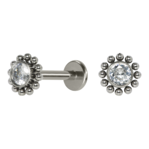 LABRET TITÂNIO R/I MINI SOL