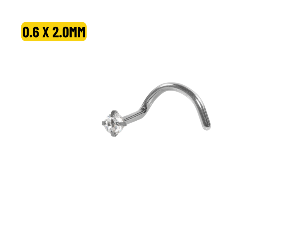 NOSTRIL TITÂNIO C/ GARRAS - 0.6 X 2.0MM