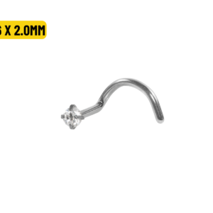 NOSTRIL TITÂNIO C/ GARRAS - 0.6 X 2.0MM