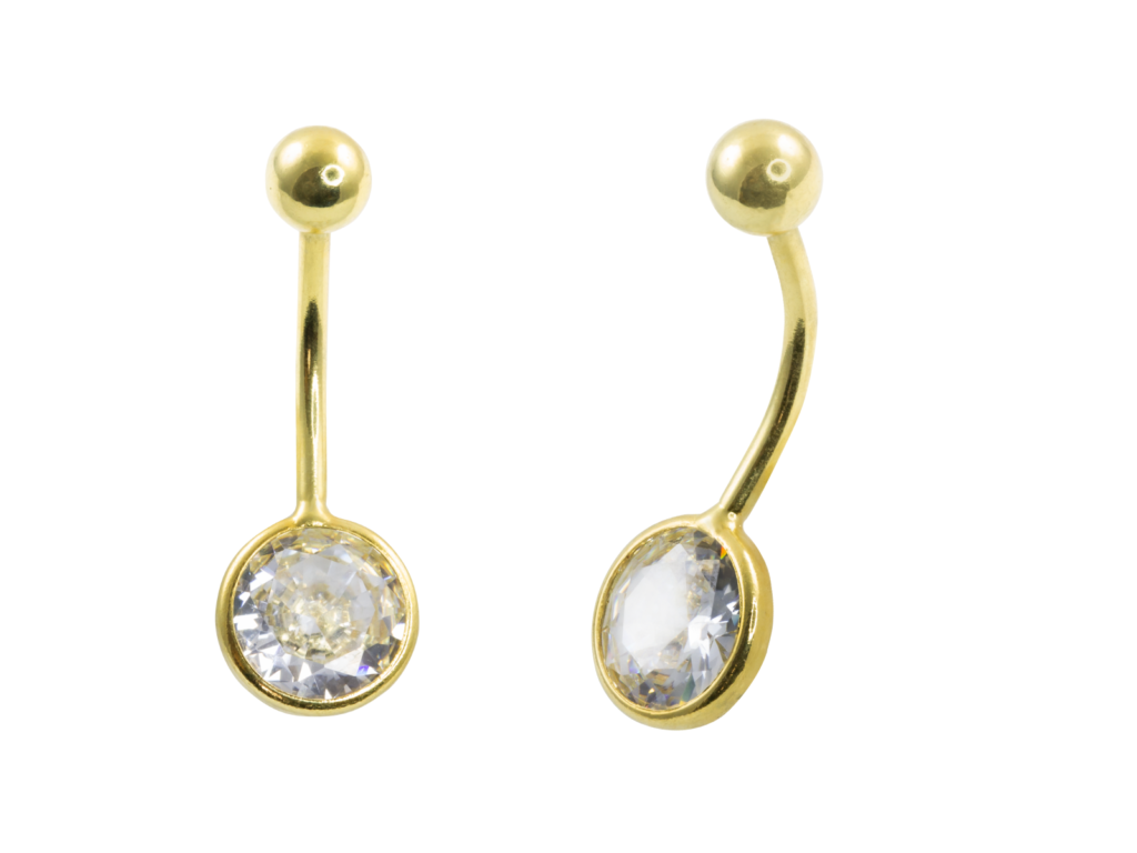 BANANA BELL CIRCULAR - BANHADO A OURO