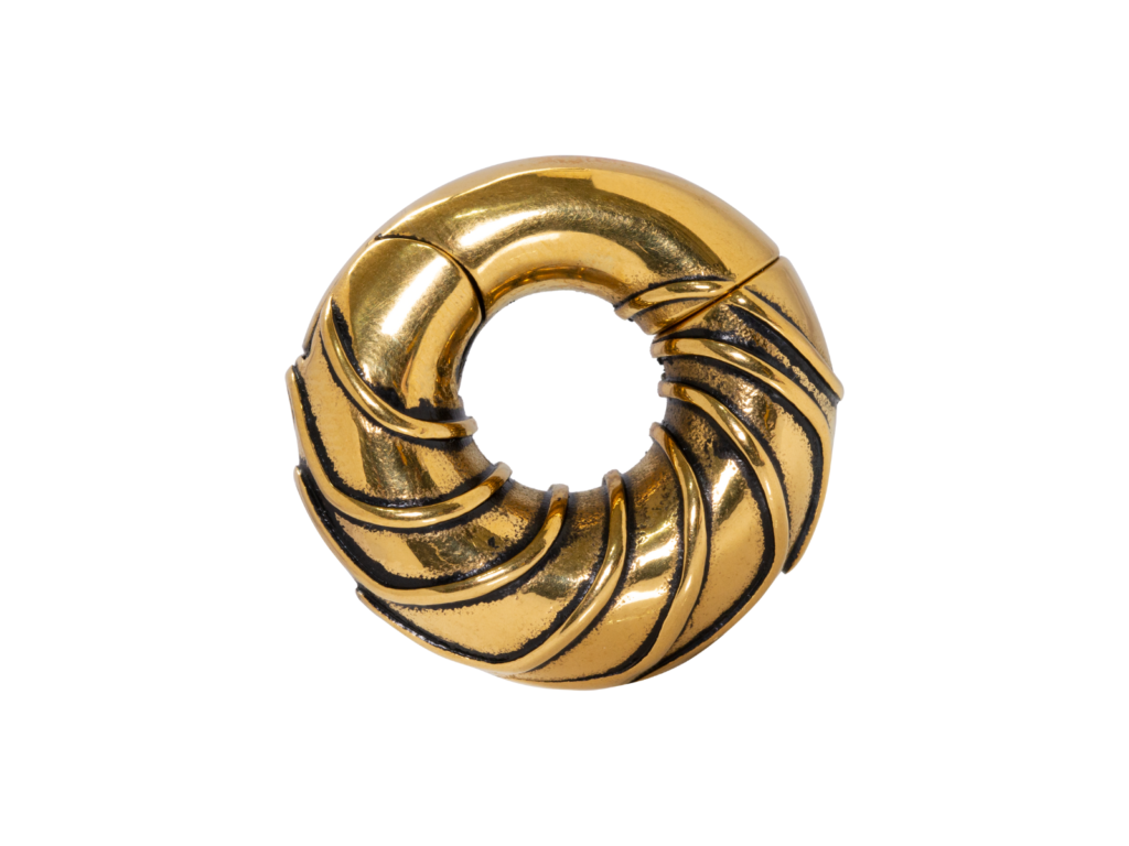 PÊNDULO LISTRADO AÇO PVD GOLD MAGNÉTICO - 6MM