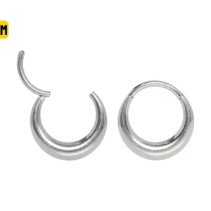 SEGMENTO CLICKER TITÂNIO OVAL - 8MM