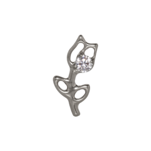 TOPO TITÂNIO 0.9 (1.2MM) - ROSA C/ ZIRCÔNIA