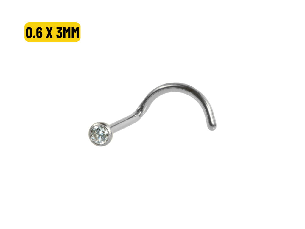 NOSTRIL TITÂNIO - 0.6 X 3MM