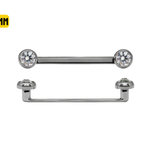 SURFACE FLAT TITÂNIO C/ PEDRA - 1.6 X 10 X 4MM