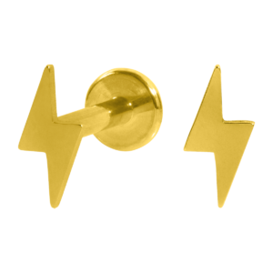 LABRET AÇO R/I RAIO - PVD GOLD