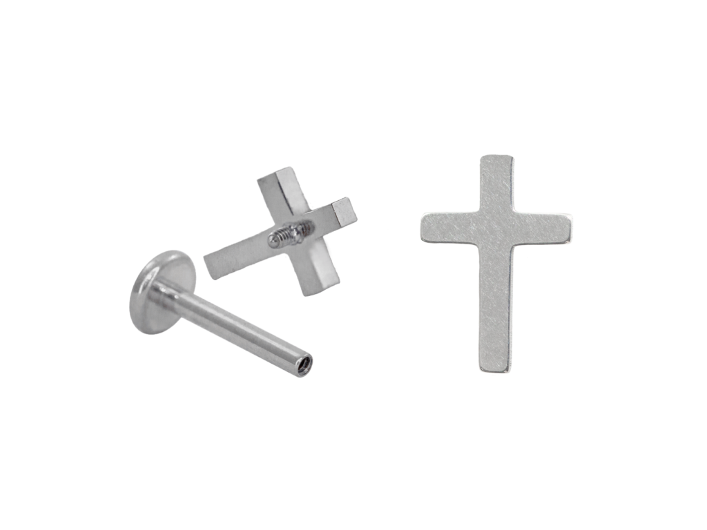 LABRET AÇO R/I CRUZ