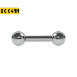 MICRO RETO AÇO - 1.6 X 6 X 4MM