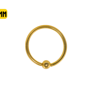 CAPTIVE TITÂNIO PVD GOLD - 1.2 X 6 X 3MM