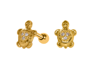 MICRO RETO TARTARUGA C80 – BANHADO A OURO