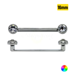 SURFACE FLAT TITÂNIO C/ PEDRA - 1.6 X 16 X 4MM