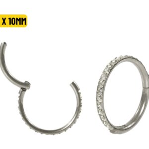 SEGMENTO CLICKER TITÂNIO C/ ZIRCÔNIA - 1.0 X 10MM