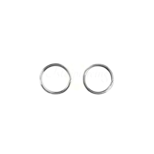 NOSTRIL ARGOLA TORÇÃO AÇO - 0.8 X 8MM