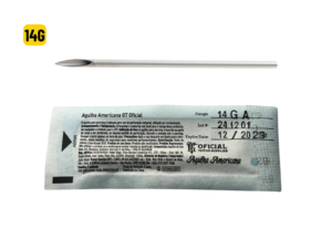 AGULHA AMERICANA THREADED 14G X 48MM 1.6 RETA – UNIDADE