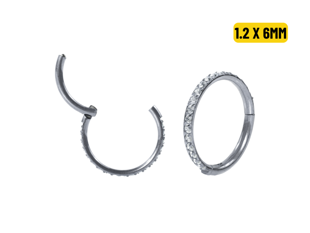 SEGMENTO CLICKER TITÂNIO C/ ZIRCÔNIA - 1.2 X 6MM