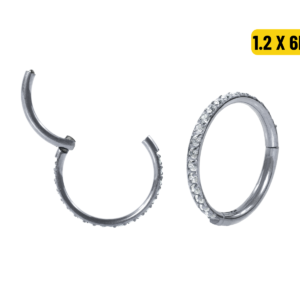 SEGMENTO CLICKER TITÂNIO C/ ZIRCÔNIA - 1.2 X 6MM