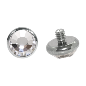 TOPO TITÂNIO 1.2 (1.6MM) - STRASS 5MM