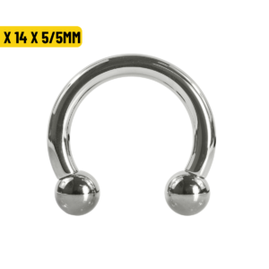 FERRADURA TITÂNIO R/INTERNA - 2.0 X 14 X 5/5MM