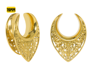 ALARGADOR PÊNDULO AÇO PVD GOLD – 19MM