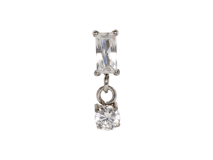 TOPO TITÂNIO 0.9 (1.2MM) – RETÂNGULO C/ PINGENTE