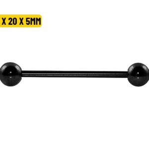 BARBELL BANHADO BLACK - 1.6 X 20 X 5MM