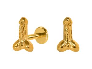 LABRET TITÂNIO PVD R/I PÊNIS