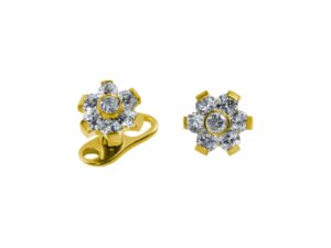 MICRODERMAL TITÂNIO PVD FLOR C/ ZIRCÔNIA – 5MM